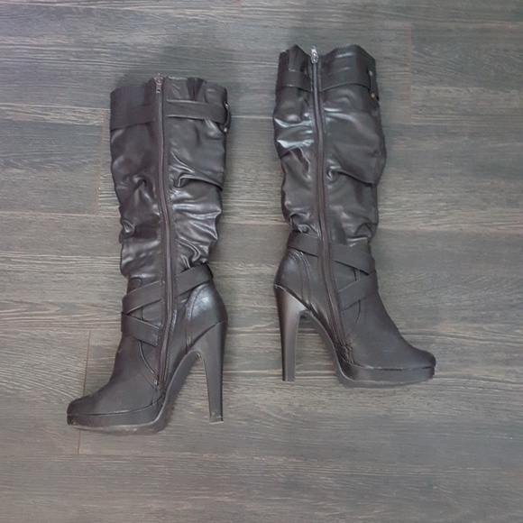 Brown Leather Boots - Picture 2 of 4